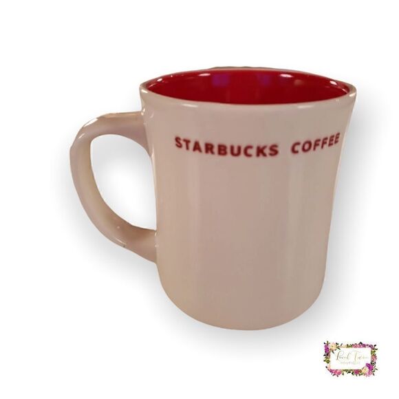 Starbucks 2008 Coffee Mug Cup with Imprinted Red Dove Bird - Picture 4 of 7